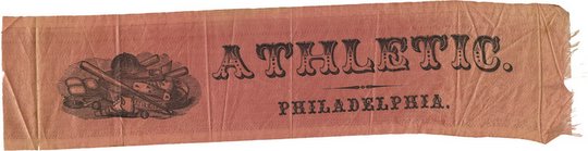 1860 Philadelphia Athletic Club Ribbon